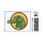Gator Mascot Postage Stamp