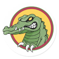 Gator Mascot Stickers