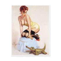 Gator Pin Up Postcards