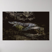 Gator Portrait Print