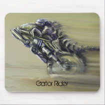 Gator Rider mousepads