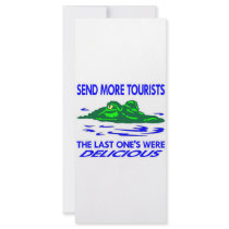 Gator Send More Tourists rack cards by Mustang_Lady Gator Send More Tourists rack cards