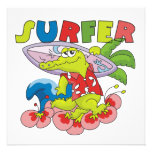 Gator Surfing T-shirts and Gifts Invites