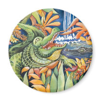 "Gator Time...It's a Swamp Thing!" Magnet
