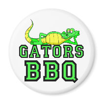 Gators BBQ magnets by barbecueboutique Gators BBQ magnets