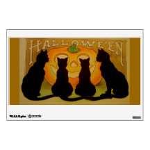 Gatos negros Halloween