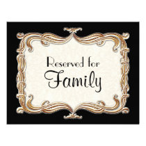 Gatsby Art Deco Nouveau Lace Faux Gold Tulip Invitations