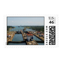 Gatun Locks 7 Postage Stamp