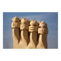 gaudi chimeys posters by digitaled gaudi chimeys posters