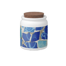 Gaudi Mosaics With a Oil Touch Candy Dish