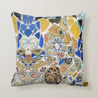 Gaudi Yellow Tiles - Mirror Pillows