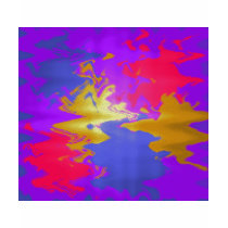 Gaudy Waves T-Shirt by Artsy_Footsies_Shoes Gaudy Waves T-Shirt