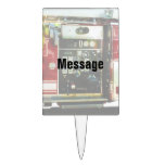 Gauges on Fire Truck Cake Toppers
