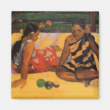Gauguin French Polynesia Tahiti Women Fridge Magnets