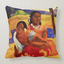 Gauguin When Are You Getting Married Pillow