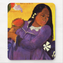 Gauguin Woman With A Mango Mouse Pad