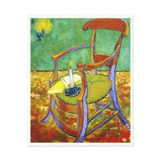 Gauguin's Chair vincent van gogh painting Canvas Print