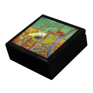 Gauguin's Chair vincent van gogh painting Jewelry Boxes