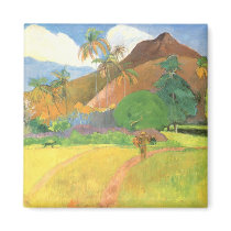Gauguin's Tahitian Landscape magnets