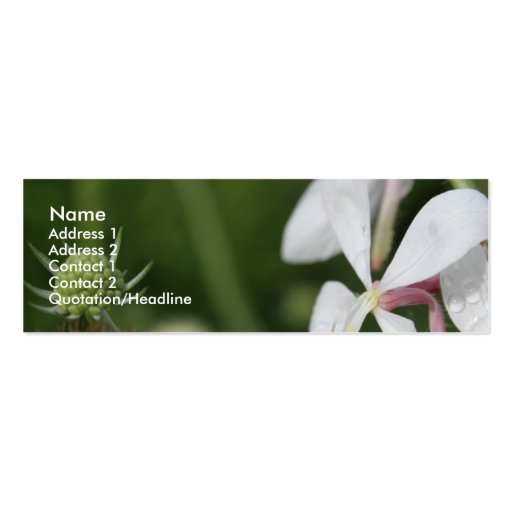 Gaura Business Card Template (front side)