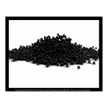 Gaussian Marble Stack, Black posters