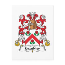 Gauthier Family Crest Gauthier Family Crest