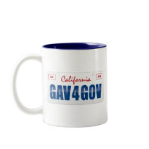 Gav 4 Gov License Plate mugs