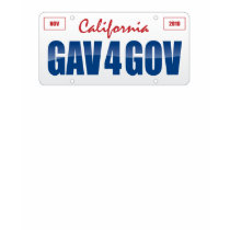 Gav 4 Gov License Plate t-shirts by gavinnewsomtshirts Gav 4 Gov License Plate t-shirts