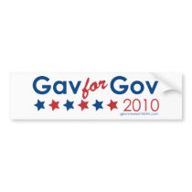 Gav for Gov bumper stickers by gavinnewsomtshirts Gav for Gov bumper stickers