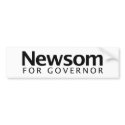 Gavin Newsom 2010 bumper stickers by Politicaltshirts Gavin Newsom 2010 bumper stickers