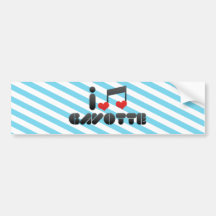 Gavotte fan bumper sticker