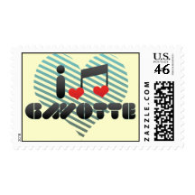 Gavotte fan postage stamp