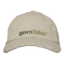 gawn fishin' cap embroidered hats