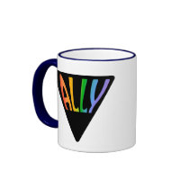 Gay Ally Triangle Mugs