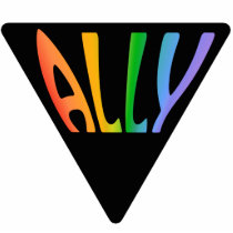 Gay Ally Triangle photo sculptures by rainbowthree Gay Ally Triangle photo sculptures