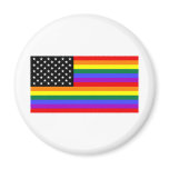 Gay America Pride Flag Fridge Magnets