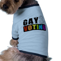 Gay and Voting pet clothing