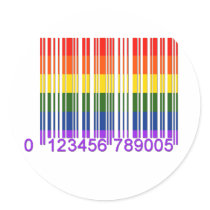 Gay Barcode 1 stickers