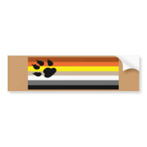 Gay bear pride bumper sticker