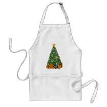 Gay Bears Christmas Tree Apron by LMHDesigns Gay Bears Christmas Tree Apron
