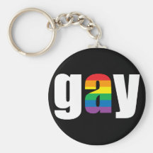 Gay Black Keychain