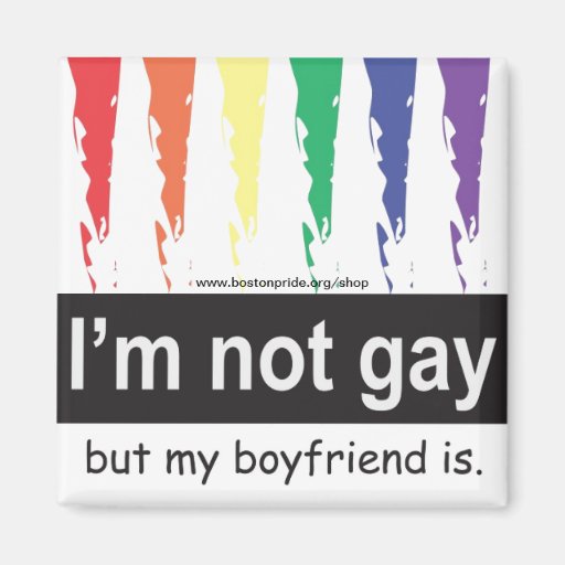 Gay Boyfriend Magnet Square