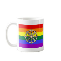 Gay Buddhist Pride mugs by markthaler Gay Buddhist Pride mugs