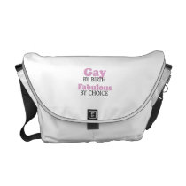 Gay by birth Fabulous by choice .png messenger bags