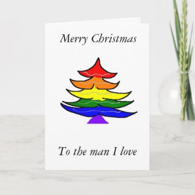 Gay Christmas card