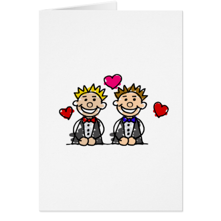 Gay Couple Greeting Card