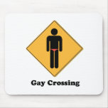GAY CROSSING MOUSE PAD