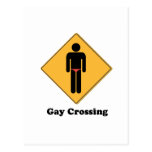 GAY CROSSING POSTCARD