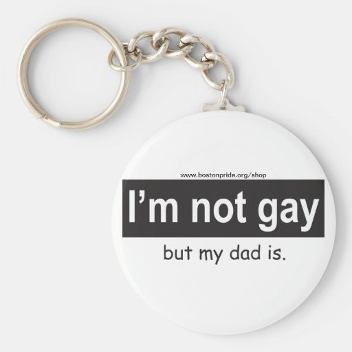 Gay Dad  Keychain