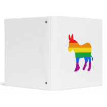 GAY DEMOCRAT VINYL BINDER